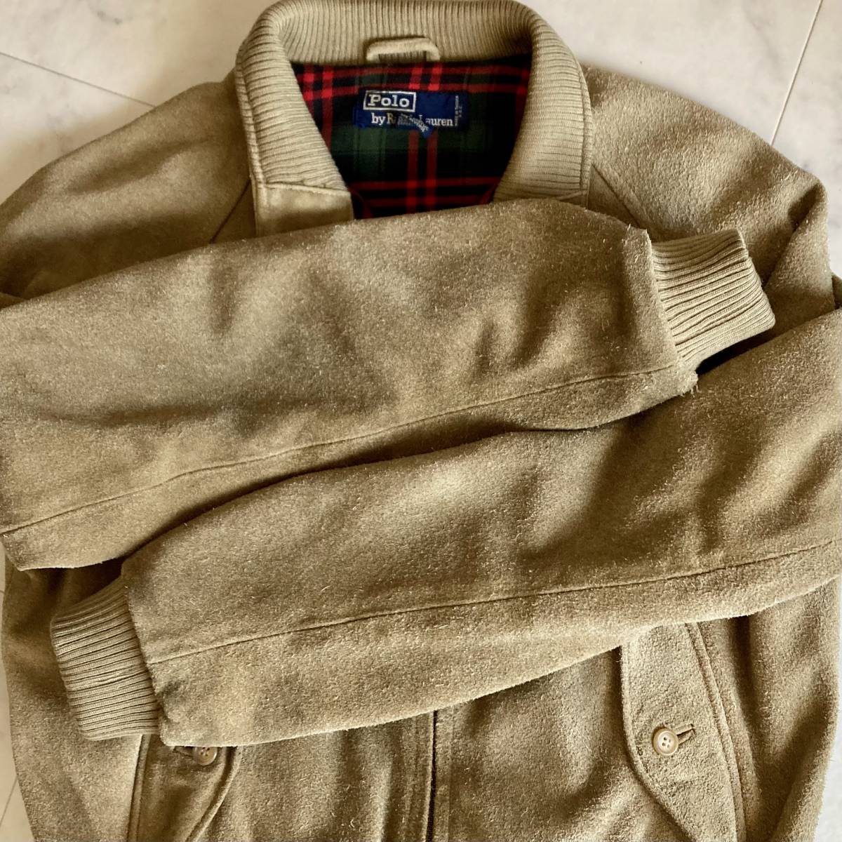Polo Ralph Lauren スエード ブルゾン ラルフローレン ビンテージ