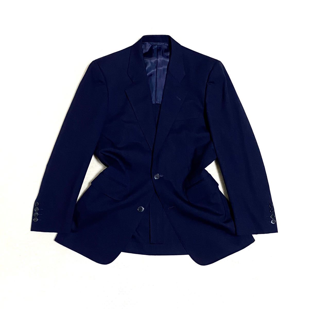 希少 Christian Dior 紺ブレ セットアップ テーラード スーツ