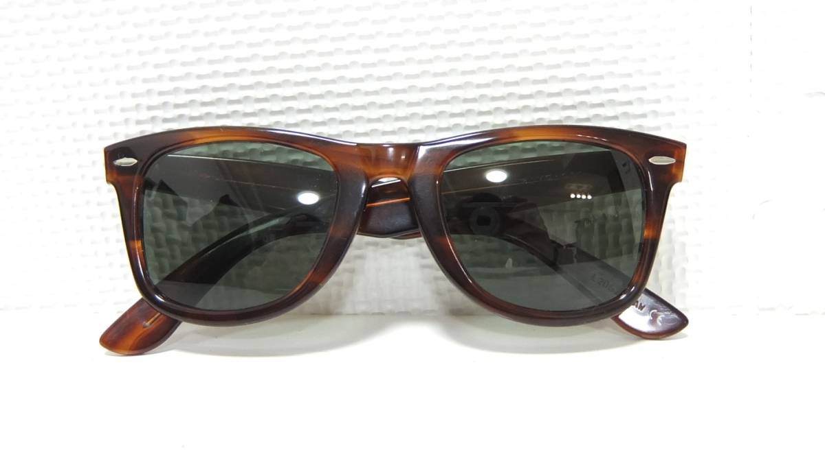 低価，SALE B&L レイバン 5024 ウェイファーラー 茶 ボシュロム ビンテージ ヴィンテージ RayBan WAYFARER(ウェイファーラー)｜売買されたオークション情報、yahooの商品情報をアーカイブ公開 - オークファ サングラス