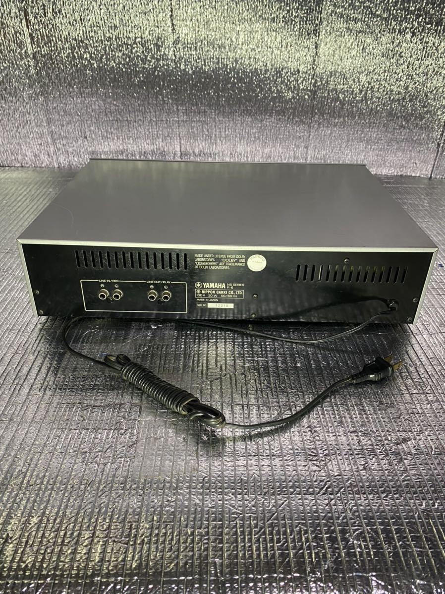 YAMAHA K-6 カセットデッキ ジャンク品として 一般 家電、AV、カメラ