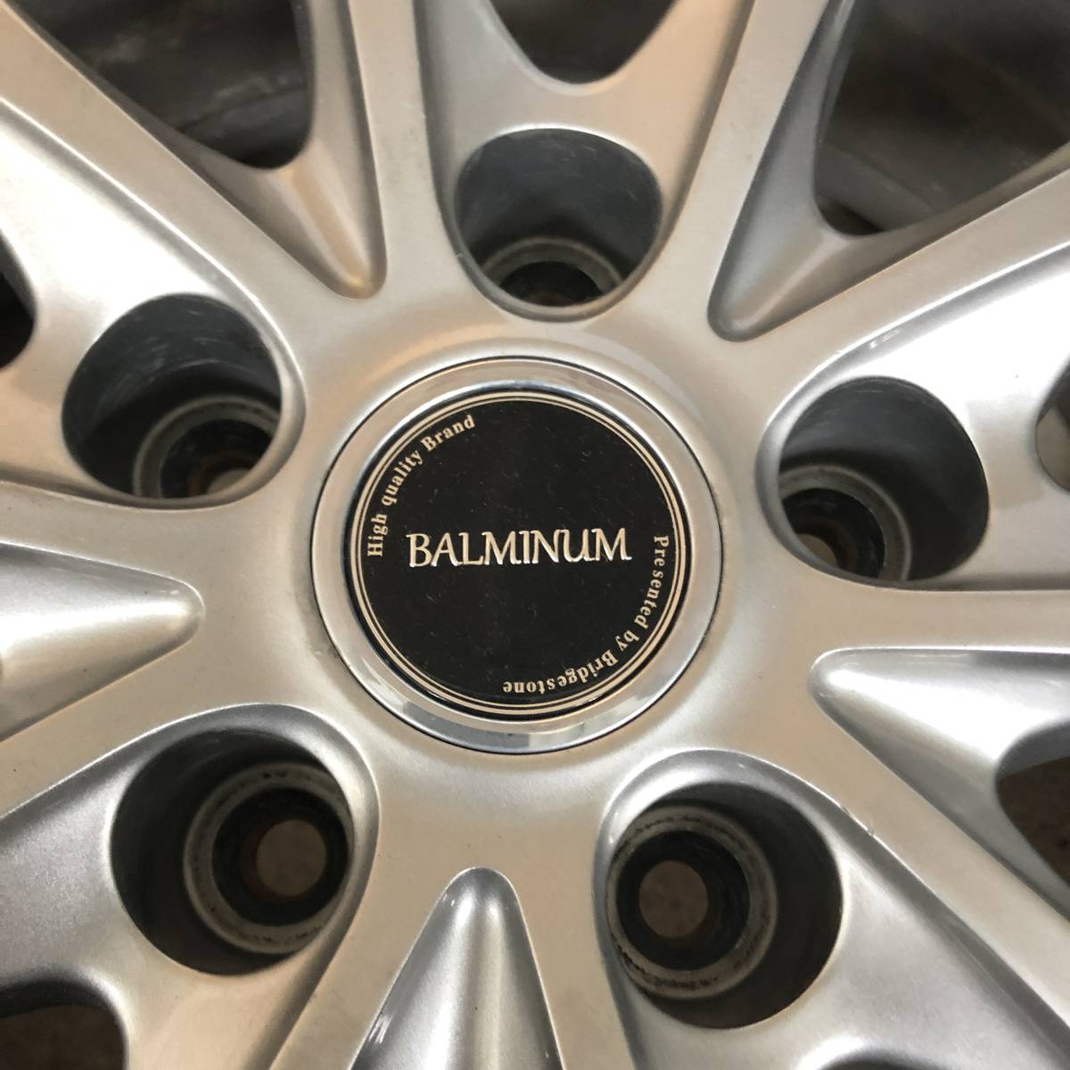 ▽BALMINUM バルミナ 17インチ アルミホイール 4本セット/BRIDGESTONE 