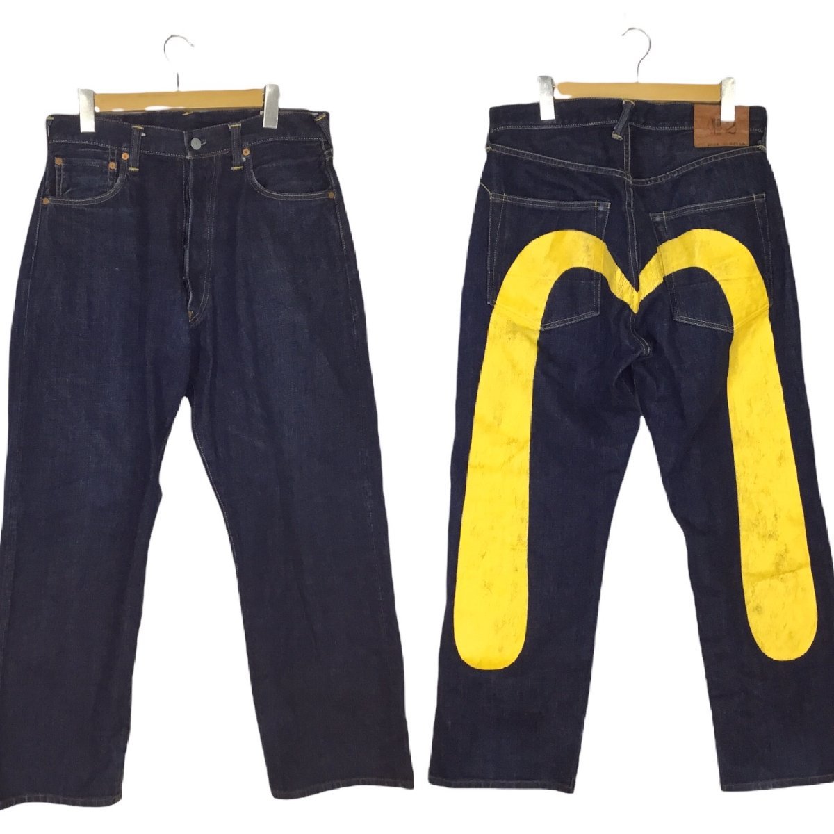 □EVISU エヴィス エビス 2001 No.2 ジーンズ デニム size 34×35 