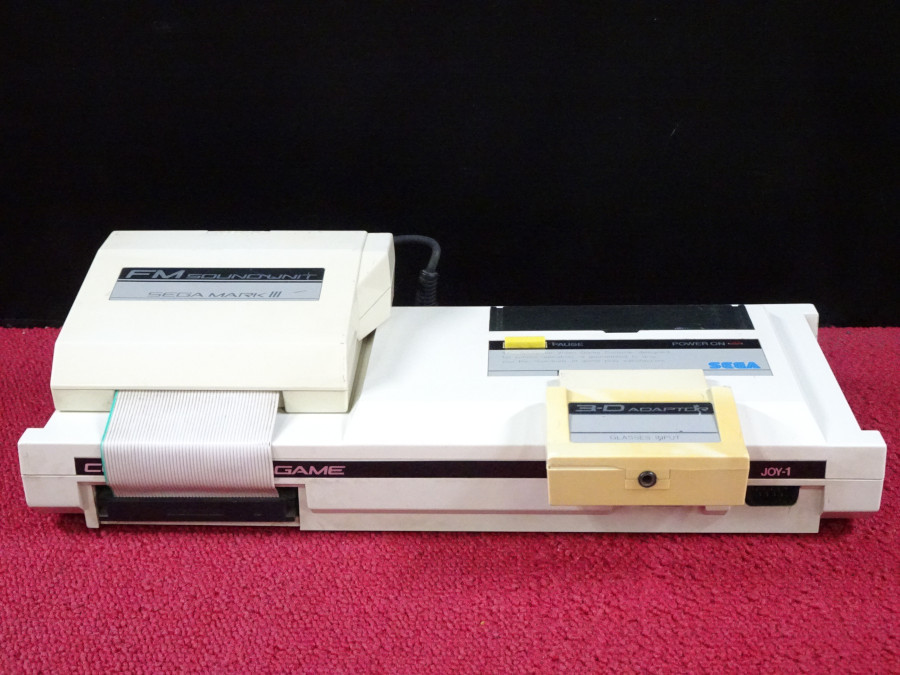 SEGA MARKⅢ セガマーク3 本体+FMサウンドユニット＊ジャンク品【GH