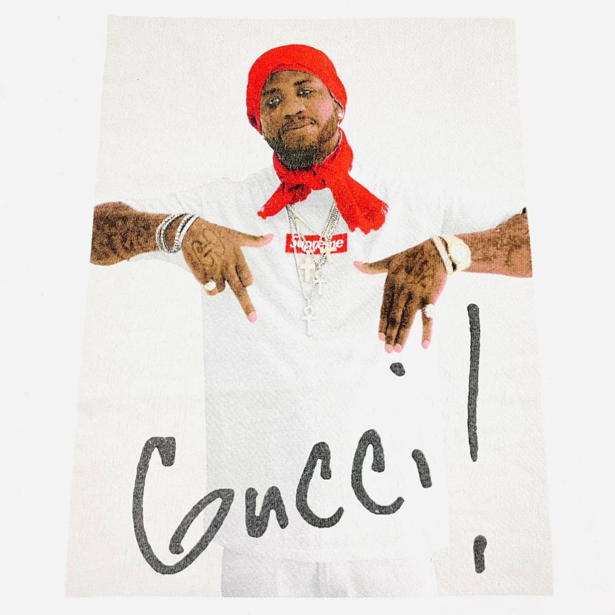 Supreme Gucci Mane Tee White S 16aw 白 グッチ メイン フォト  
