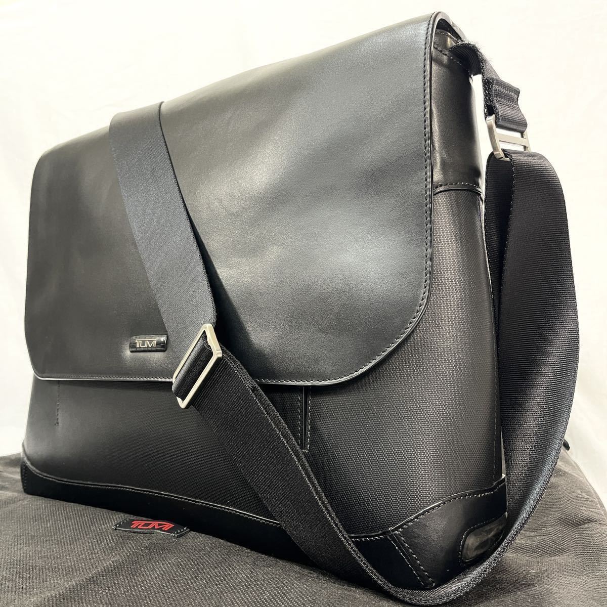 1円○極美品○トゥミ TUMI○ショルダー メッセンジャー ビジネス 