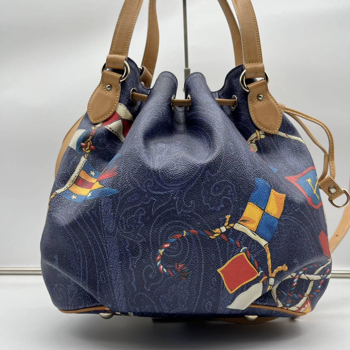1円 《未使用級・超激レア 》ETRO エトロ プリントコレクション 国旗 
