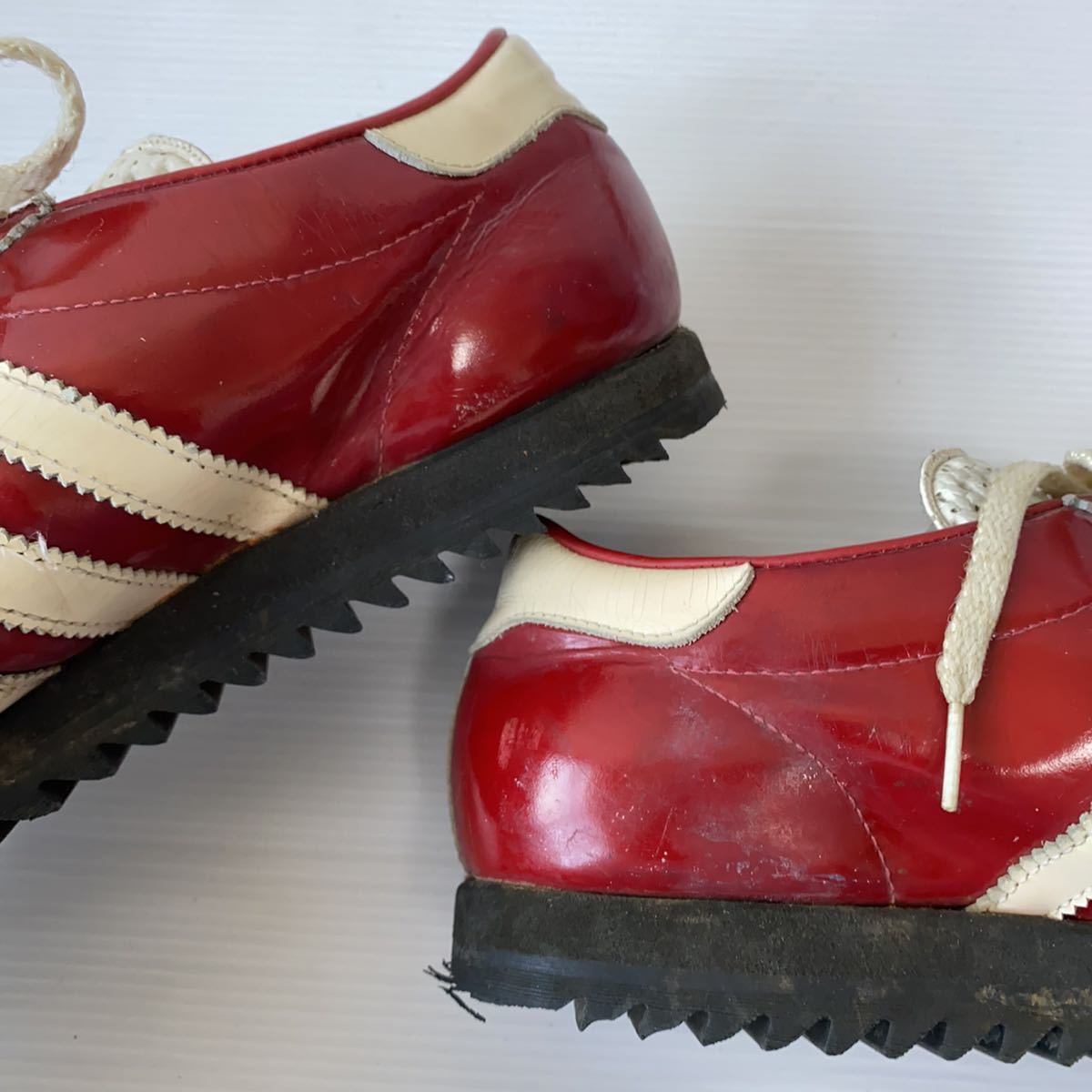 ビンテージ 西ドイツ製 adidas V.I.P. エナメル スニーカー 9 