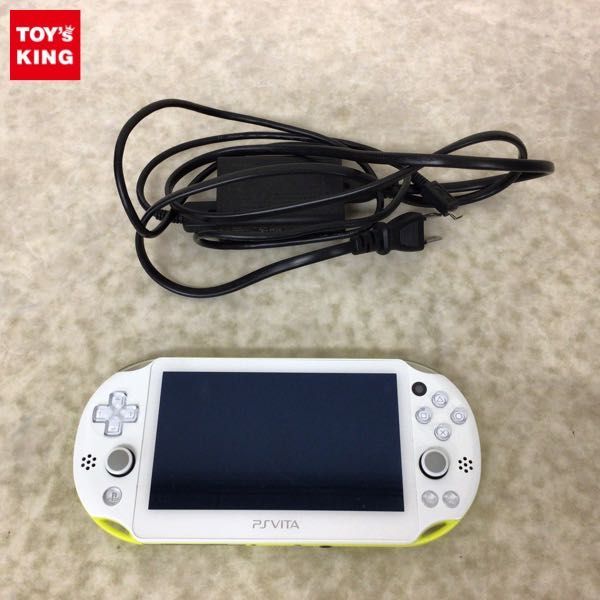 1円～ 動作確認/初期化済 箱無 PSVITA PCH-2000 本体 ライムグリーン 