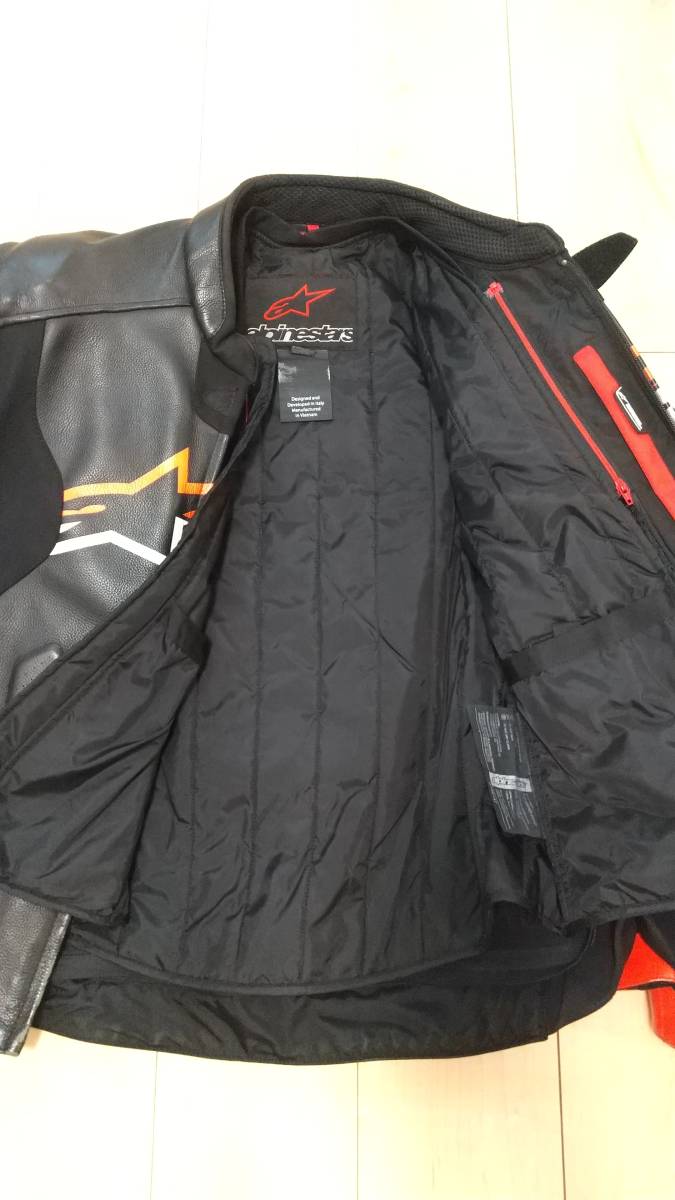 アルパインスターズ FUJI LEATHER JACKET USA44 EU54 alpinestars  