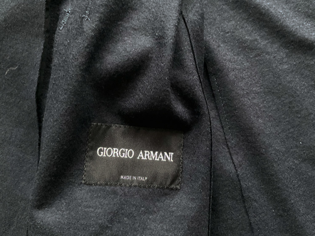 新品【GIORGIO ARMANI/黒ラベル】▽27万【春夏モデル/裏地のない一枚
