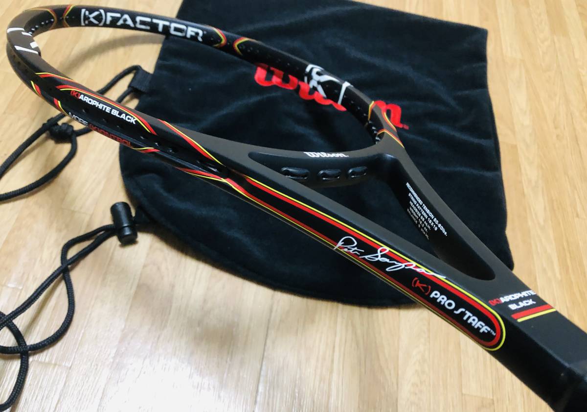 K 0 Wilson PETE WILSON SAMPRAS Staff PRO STAFF – 349g⁄12.3oz プロ 