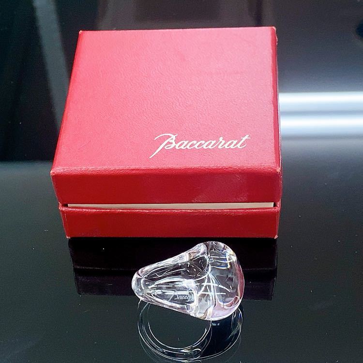 Baccarat リング BP45 1円～ バカラ リング Baccarat ロゴ入り 指輪 クリスタル