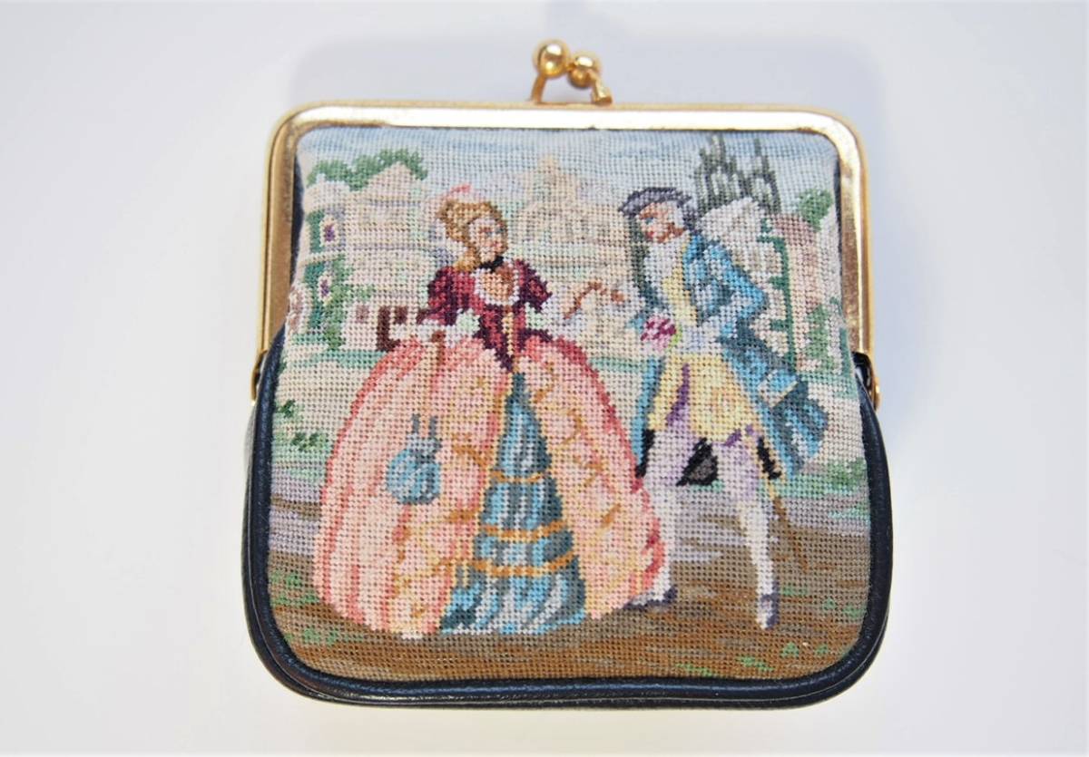 プチポワン メルカリ ヴィンテージ オーストリア ブローチ 手刺繍