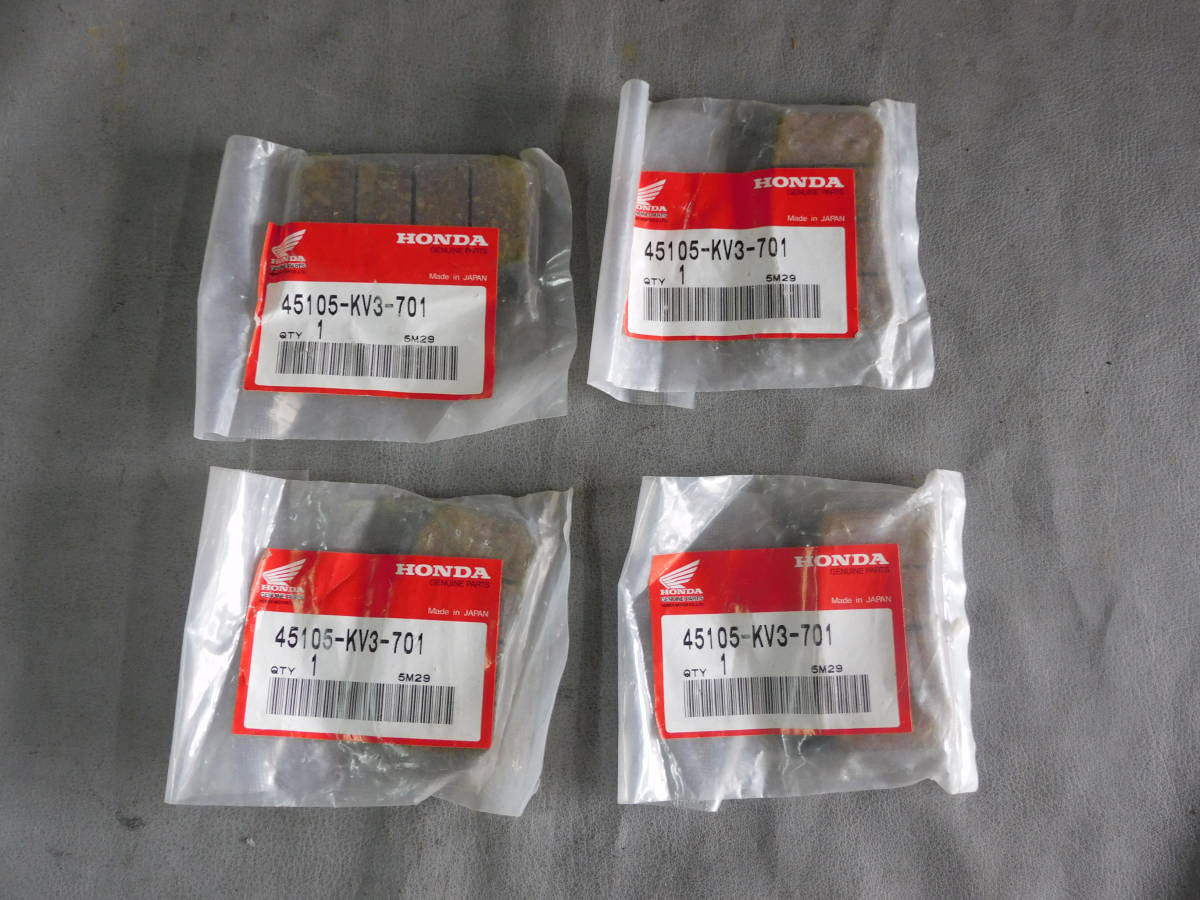 ホンダＮＳＲ250Ｒフロントブレーキパッド４個　未開封・未使用 ホンダ NSR250R&frasl;SE&frasl;SP(MC28) RS250R フロント: NSR250Rなど BAJA&frasl;バハ