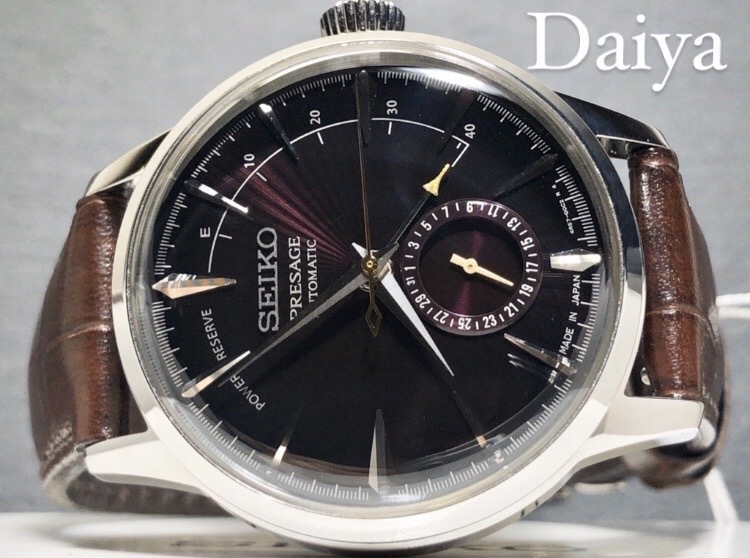 新品SEIKO正規品Presageカクテルブラックキャマティーニ｜時計