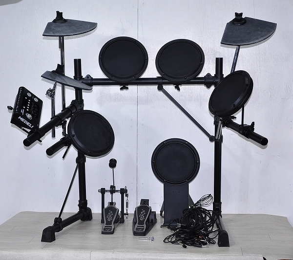 電子ドラム メデリ MEDELI DD502J DD502 DD502(J) : DD502J&frasl;BK ☆来店限定☆□MEDELI 一部音が出ません。 公式通販 メデリ電子ドラムDD502J 動作確認済み DD-502J 全チェック済 動作品