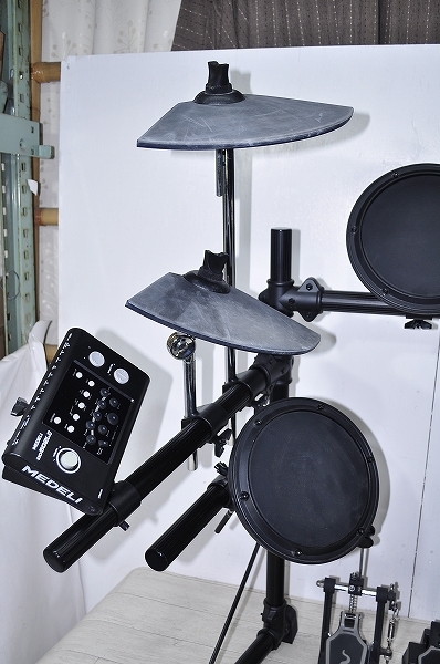 電子ドラム メデリ MEDELI DD502J DD502 DD502(J) : DD502J&frasl;BK ☆来店限定☆□MEDELI 一部音が出ません。 公式通販 メデリ電子ドラムDD502J 動作確認済み DD-502J 全チェック済 動作品
