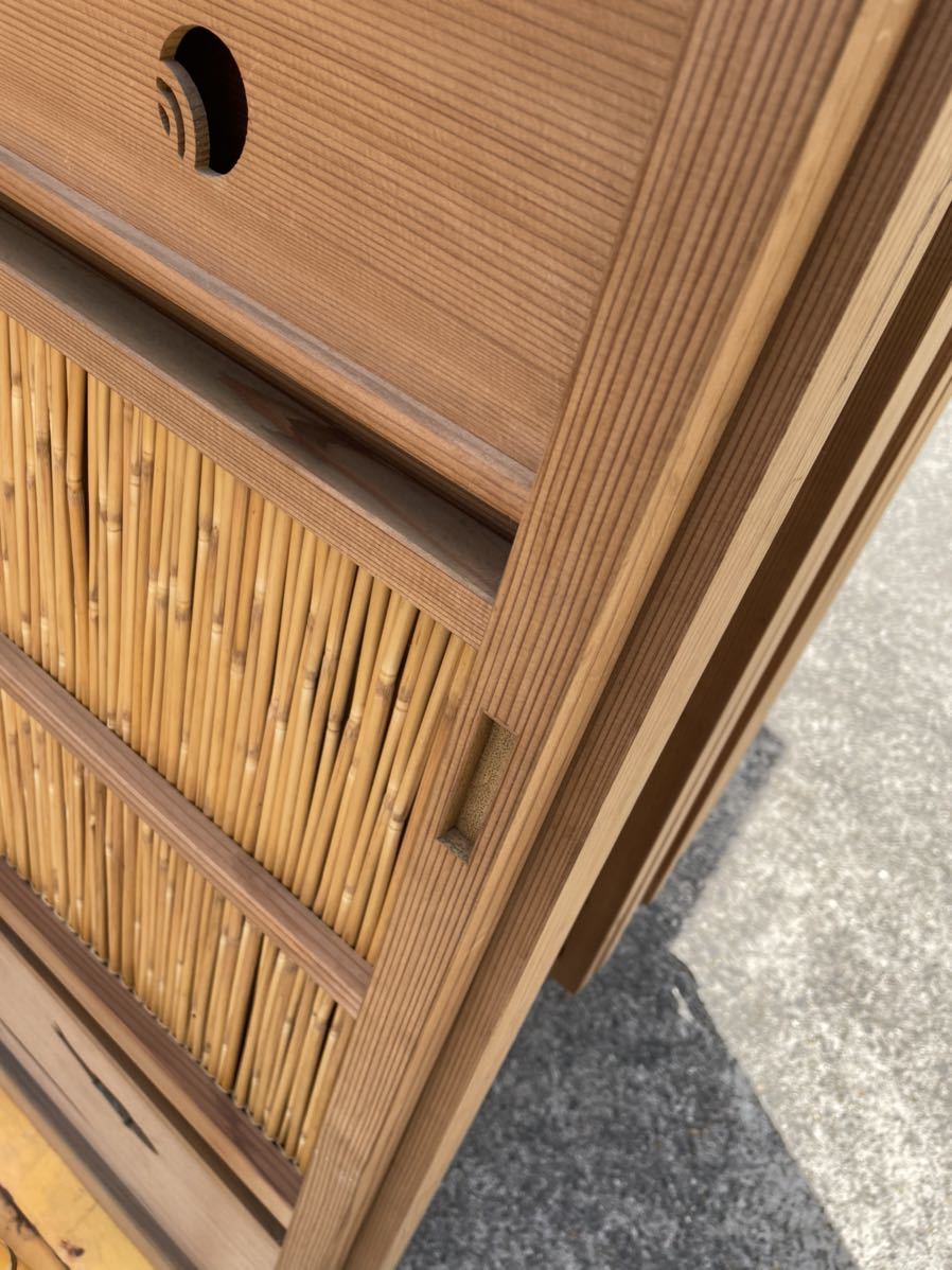 葦戸 芦戸 12枚セット 約1773×697×29mm 古民家 古い 建具 古い 中古品