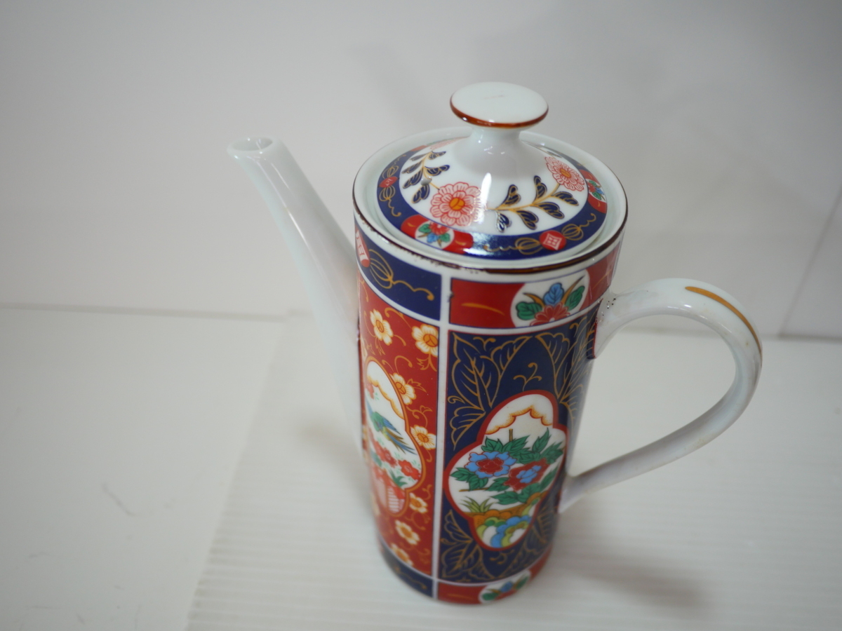 ③ 伊万里焼 鳳山 カップ ソーサー ティーポット 食器 セット 陶器 和 