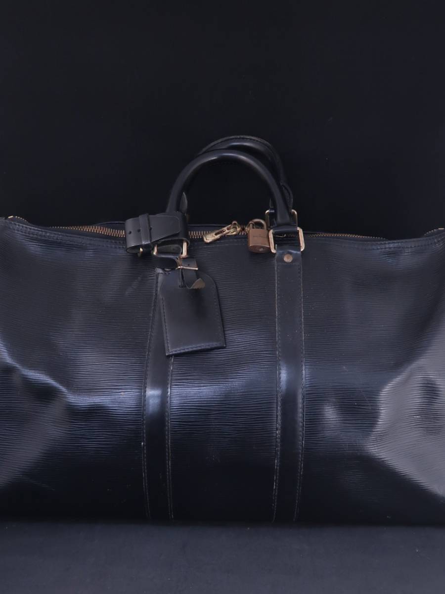 ルイヴィトン LV エピ キーポル45 ボストンバッグ 大容量 ノワール メンズ LOUIS VUITTON ルイヴィトン キーポル45 エピ ノワール 【公式通販】