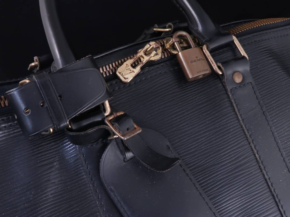 LOUIS VUITTON ルイヴィトン キーポル45 エピ ノワール 【公式通販】