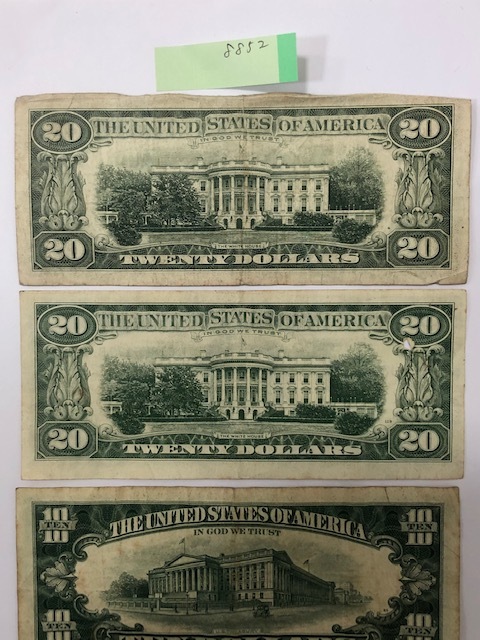 アメリカドル紙幣 5ドル札15枚