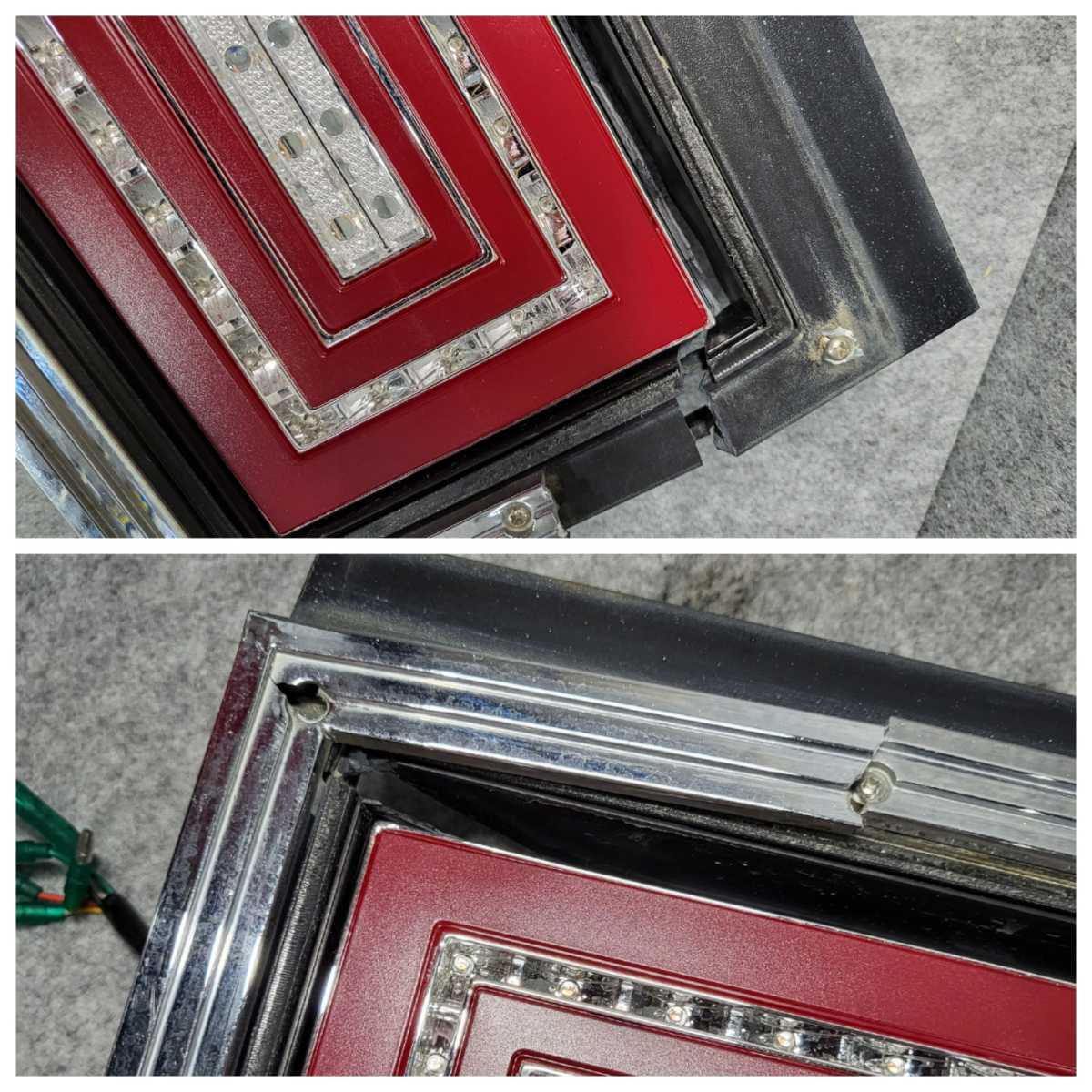 中古品 ◇ジャンク◇花魁 COMBO製 テールランプ 極 大型トラック 汎用  