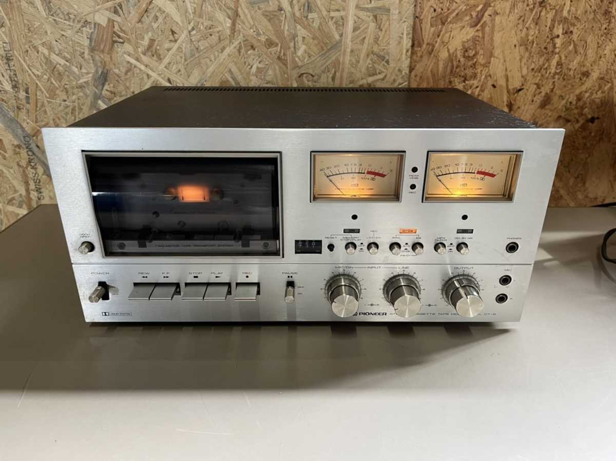 カセットデッキ CT-9 パイオニア JPioneer パイオニアCT-9通電ジャンク