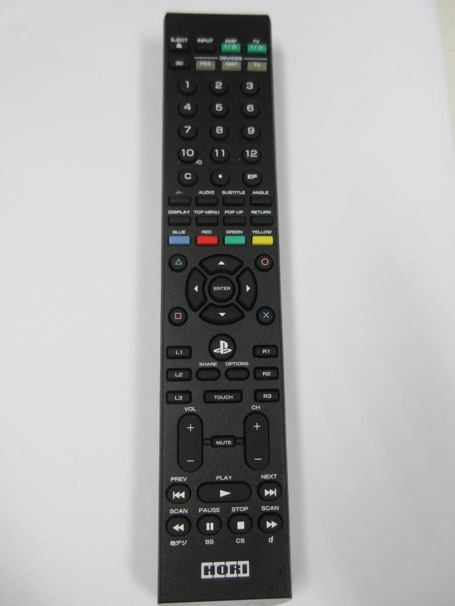 65514◇HORI BD/TV for PlayStation4 PS4-051 マルチリモコン ジャンク