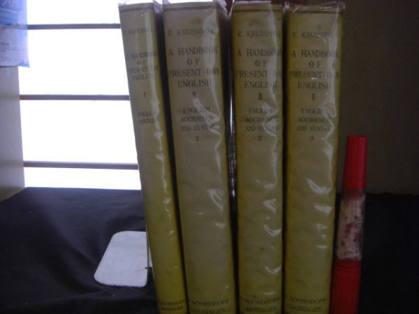 洋書 A handbook of present-day English 全4冊揃 English Accidence