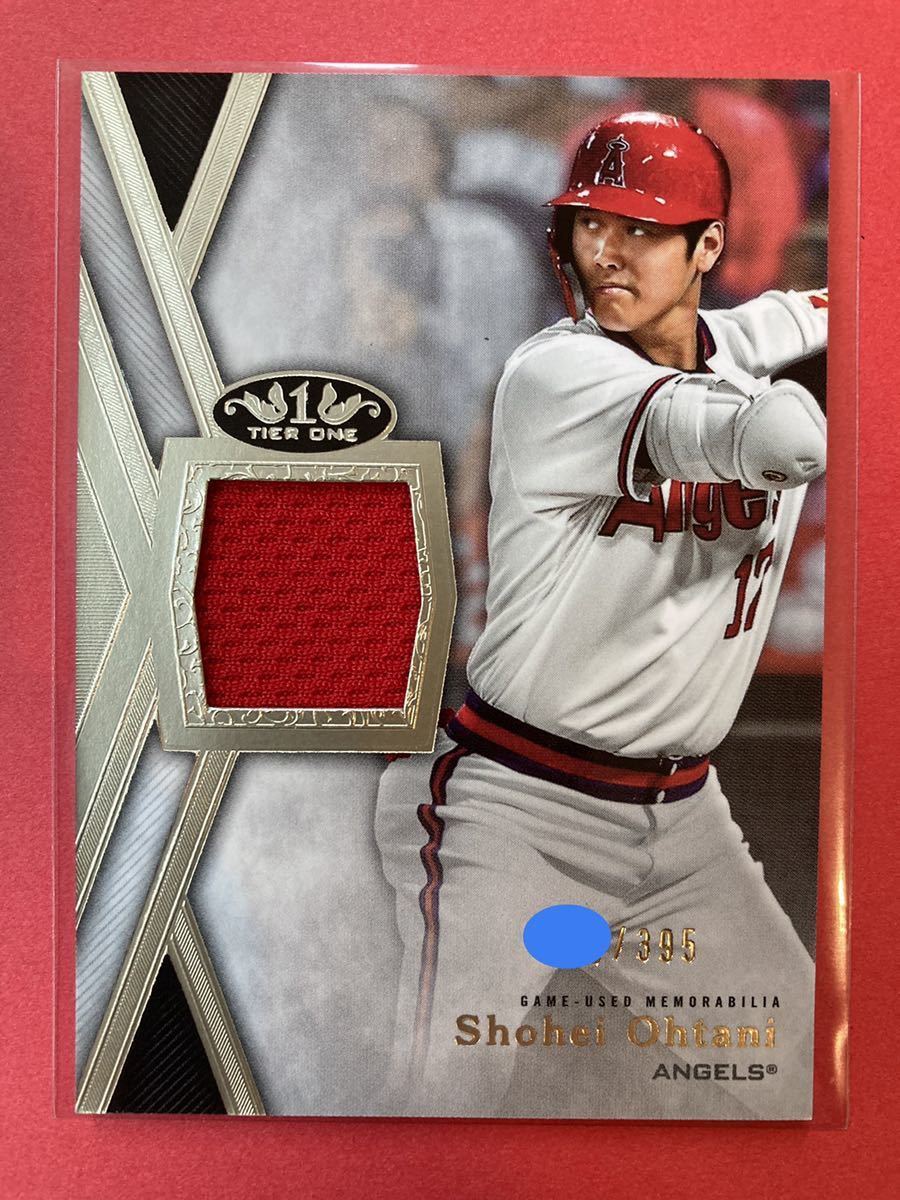 1円スタート 大谷翔平 実使用ジャージカード 2020 Topps Tier One 