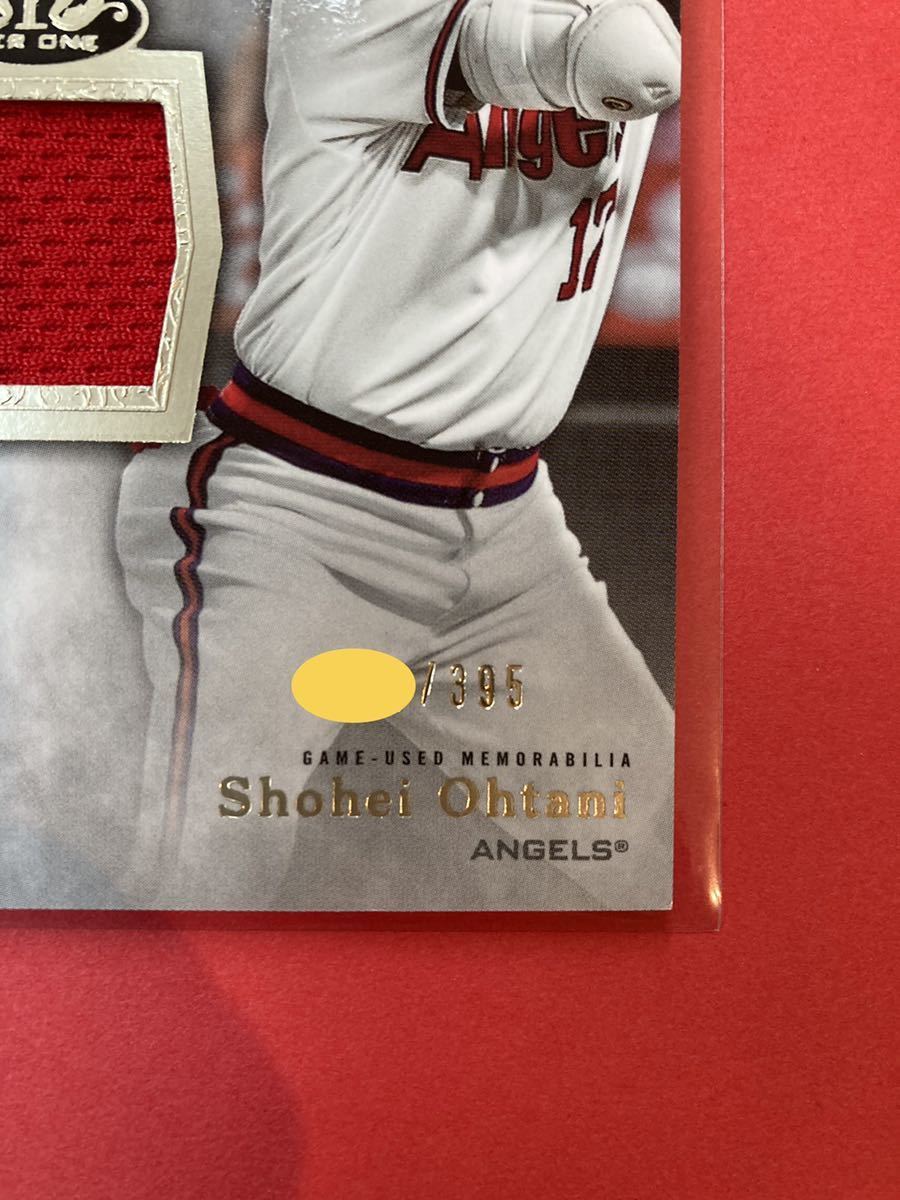 1円スタート 大谷翔平 実使用ジャージカード 2020 Topps Tier One 
