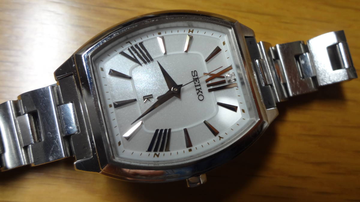 ルキア セイコー 3B51-0AM0 ソーラー電波 SEIKO メルカリ - 動作品 