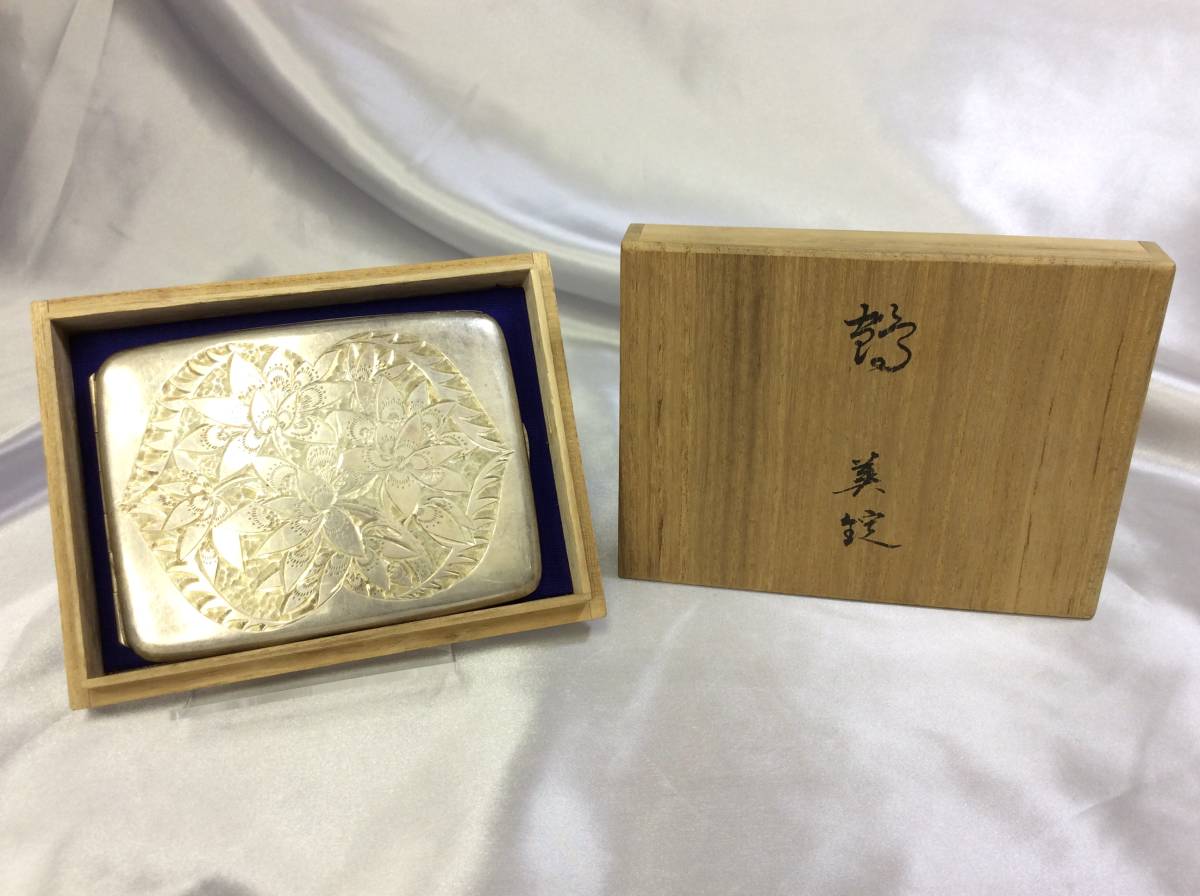 ◎希少☆銀製*SILVER950*113g☆シガーケース*シガレットケース* タバコ