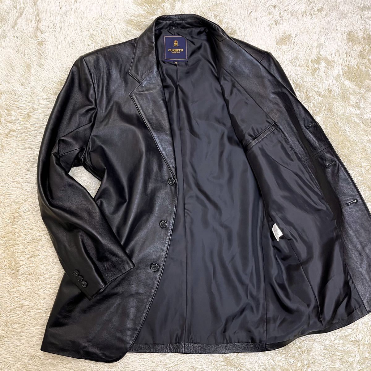 定価20万◎ZANOBETTI『未使用級』ザノベッティ テーラードジャケット  