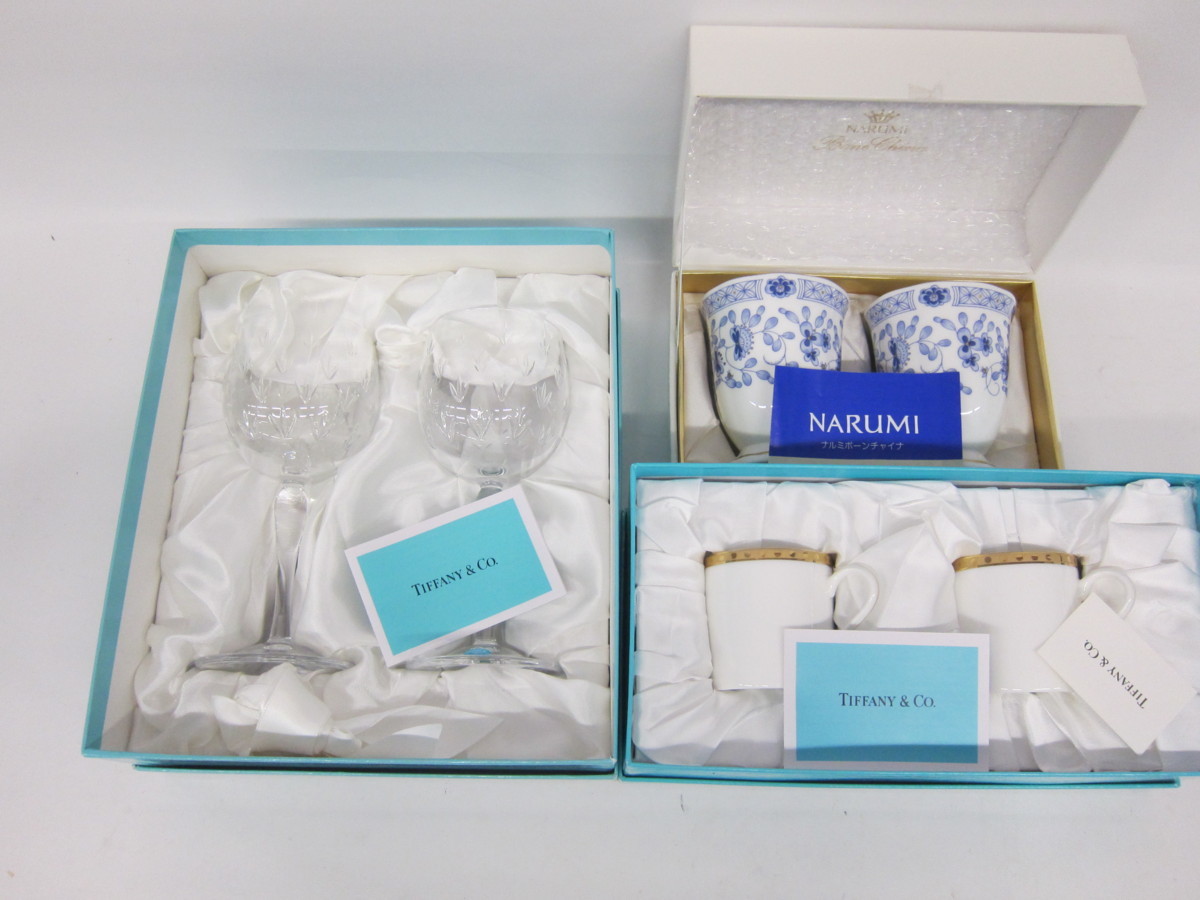新作入荷 1円 おたからや Z0319-18 TIFFANY&Co.ティファニー フローレット ワイングラス&times;2/ゴールドバンド C＆S&times;2 Narumi ゴブレット&times;2 計6点(ティファニー)｜売買されたオークション情報、yahoo ティファニー