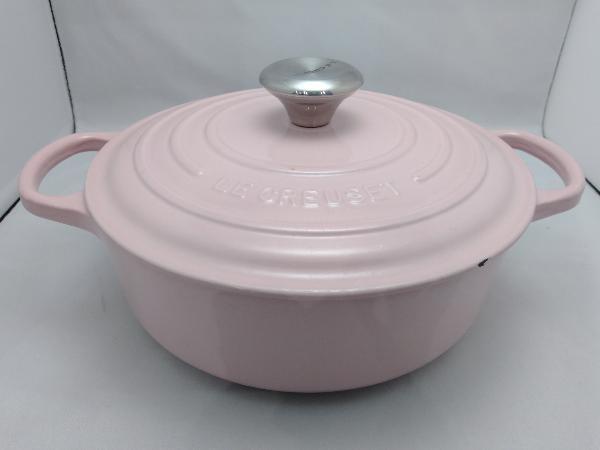 数量限定 ル クルーゼ ラウンド キャセロール 両手鍋 24cm 29-03-05(両手鍋)｜売買されたオークション情報、yahooの商品情報をアーカイブ公開 - オークファン 両手鍋