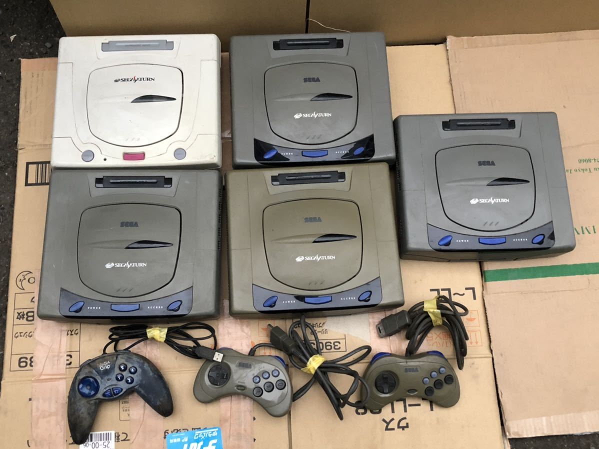 SEGA セガサターン ゲーム機 周辺機器 本体 5台まとめ(本体