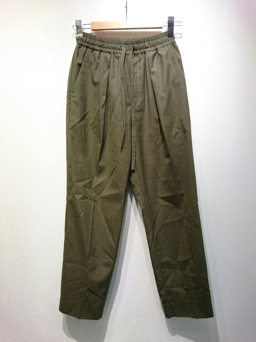 新作入荷，限定セール MARKAWARE マーカウェア/A20A-06PT01C/スラックスパンツ/1/ウール/KHK(Sサイズ)｜売買されたオークション情報、yahooの商品情報をアーカイブ公開 - オークファン Sサイズ