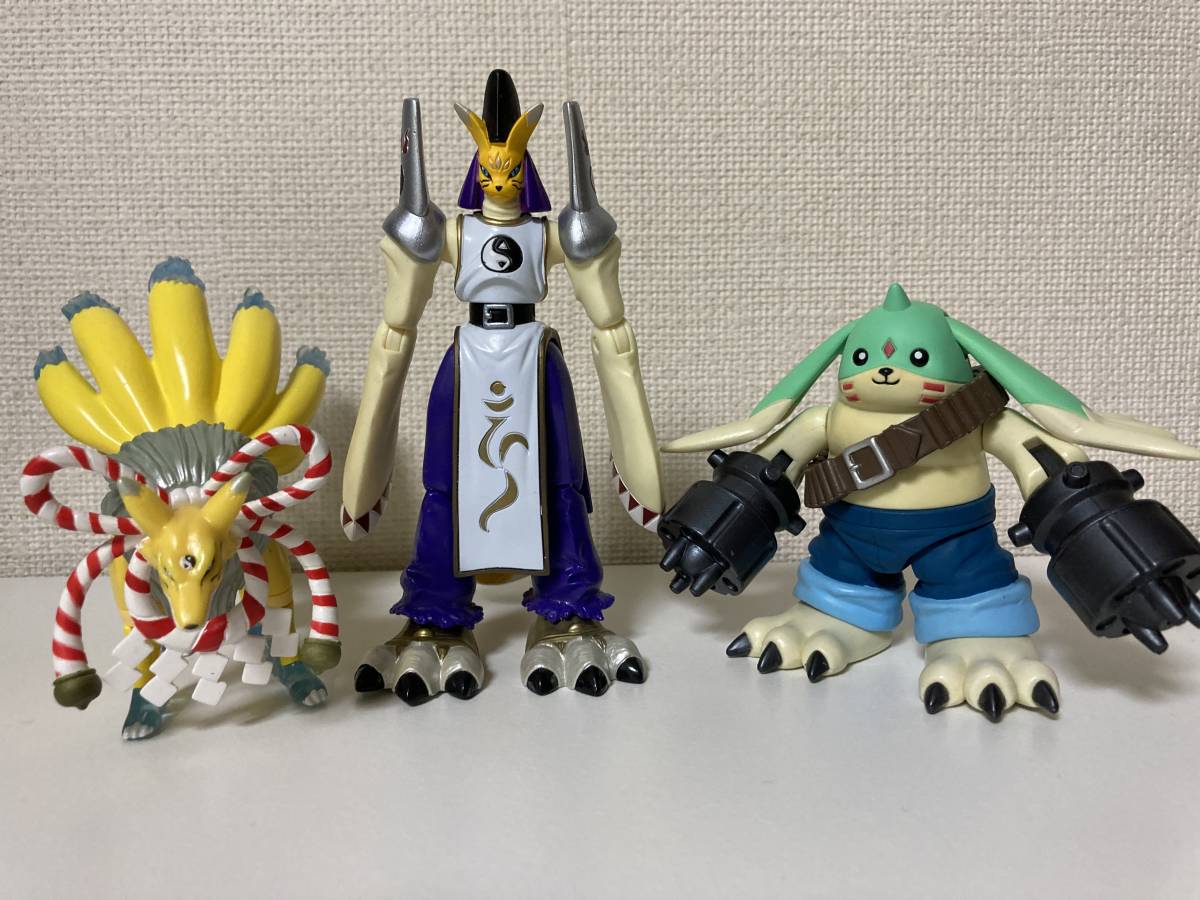 お得，品質保証 デジモンテイマーズ D-real キュウビモン タオモン ガルゴモン 3体セット(デジタルモンスター)｜売買されたオークション情報、yahooの商品情報をアーカイブ公開 - オークファン デジタルモンスター