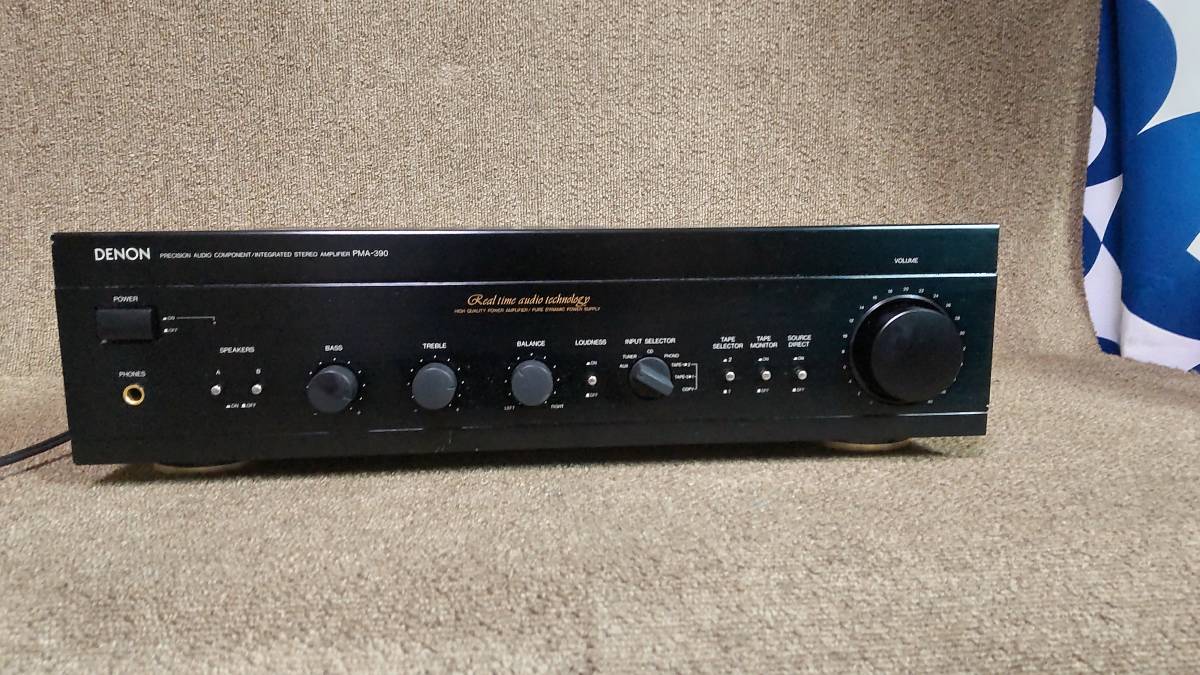 デノン DENON PMA-390 プリメイン インテグレーテッドアンプ 中古作動