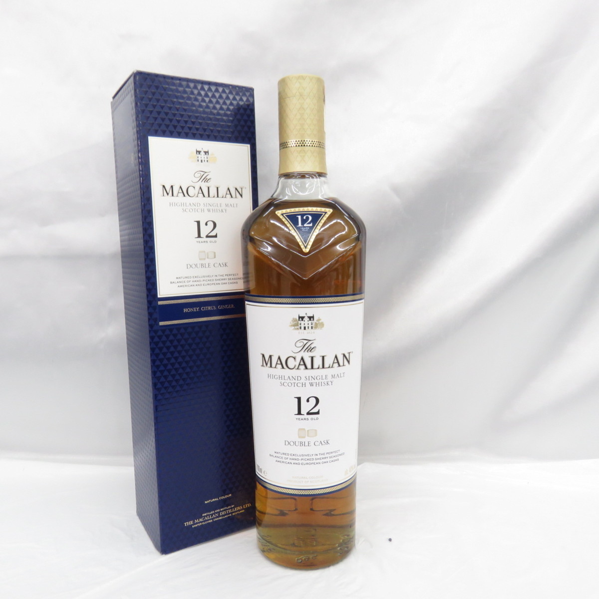 未開栓】The MACALLAN ザ・マッカラン 12年 ダブルカスク ウイスキー