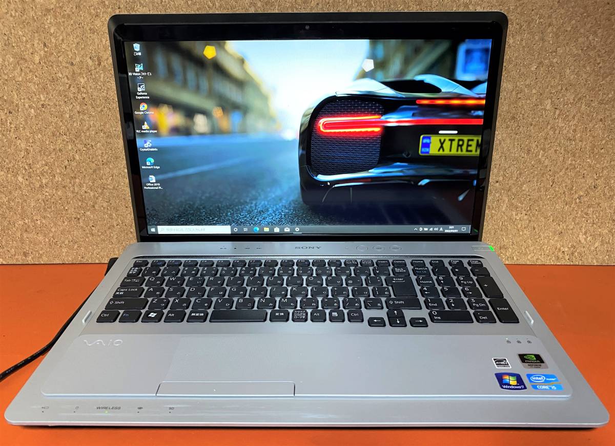 超激得，セール フルHD グラボ GeForece GT搭載 VAIO 16.4型 Core i5 大容量SSD480B Crusial製 メモリ8GB Microsoft Office 2019 Windows10(15インチ～)｜売買されたオークション情報、yahooの商品情報をアーカイブ公開 - オークファン ソニー