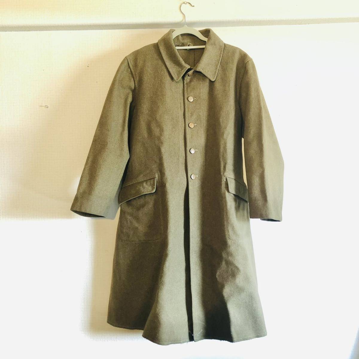 旧日本軍 コート 外套 日本陸軍 極希少九八式 30s vintage 実物 - 日本