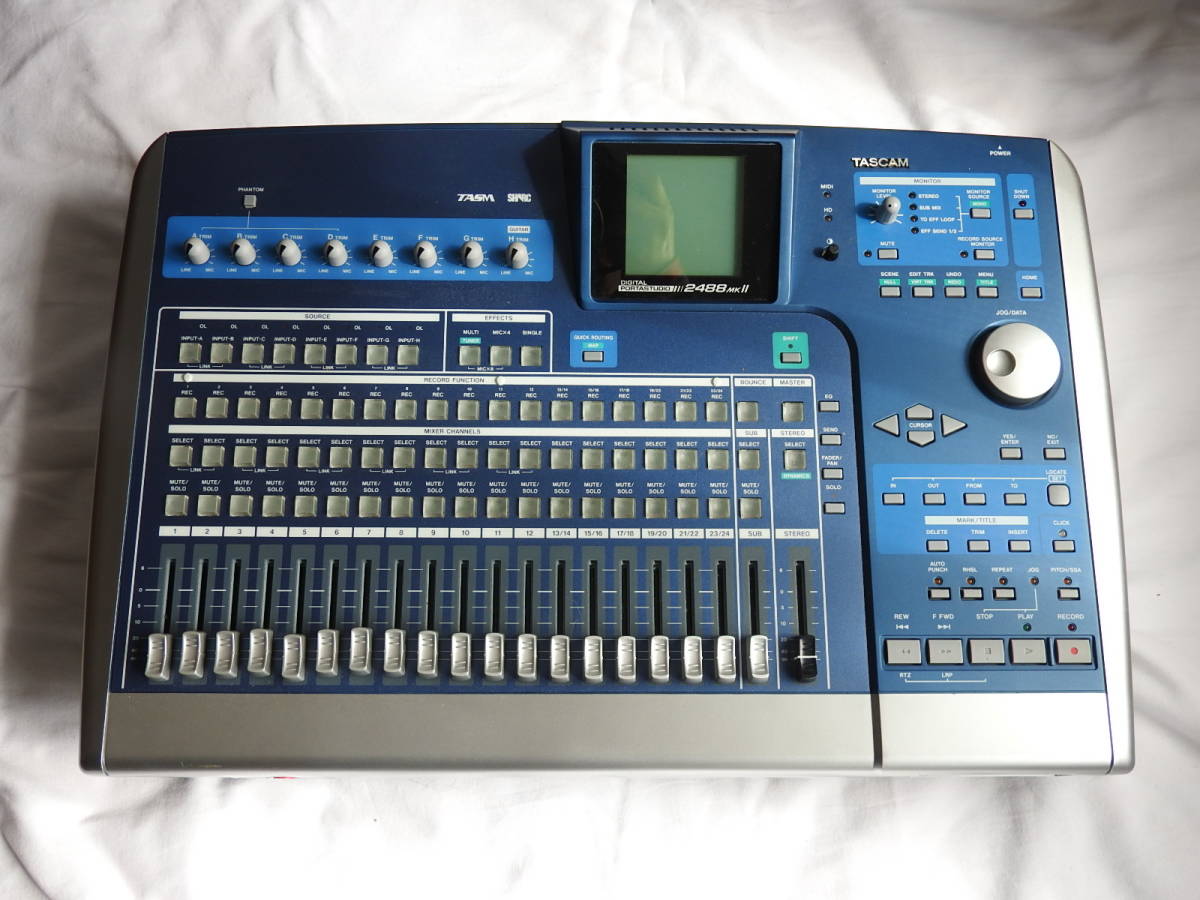 2488MKII TASCAM 8トラック同時録音24トラック24トラックHDD MTR/CD-R