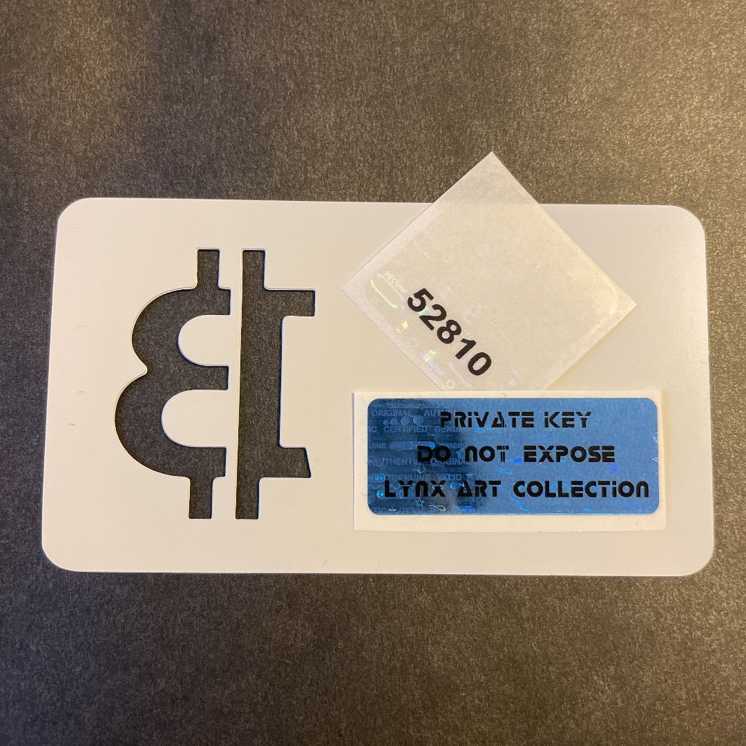 Bitcoin クレジットカード型コールドウォレット(仮想通貨、暗号資産)