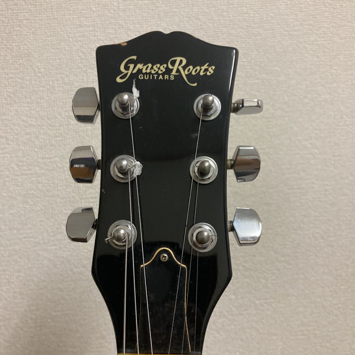 GrassRoots⁄グラスルーツ レスポールカスタム ブラック ソフトケース付