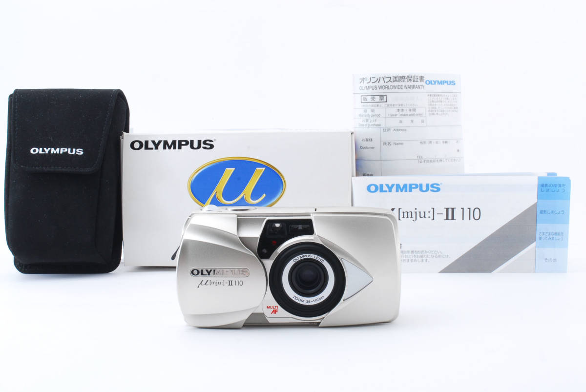 ほぼ新品動作確認済】 OLYMPUS オリンパス Mju II 110 μ ミュー