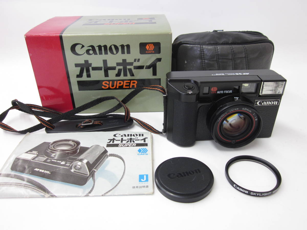 本店 価格 【実写確認済】極上品 キヤノン オートボーイ スーパー