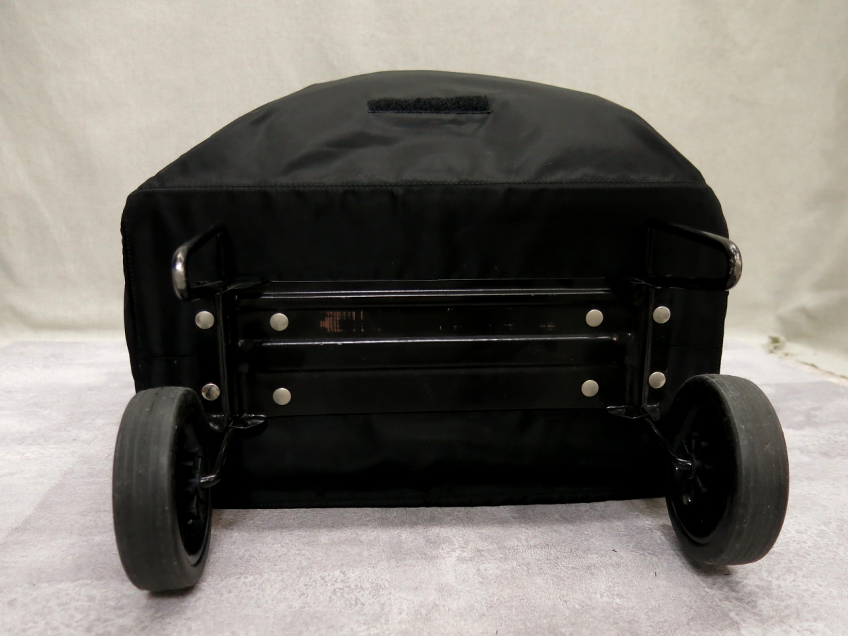 超美品○PRADA プラダ○ポコノ ナイロン○折りたたみ 2輪 キャリー 